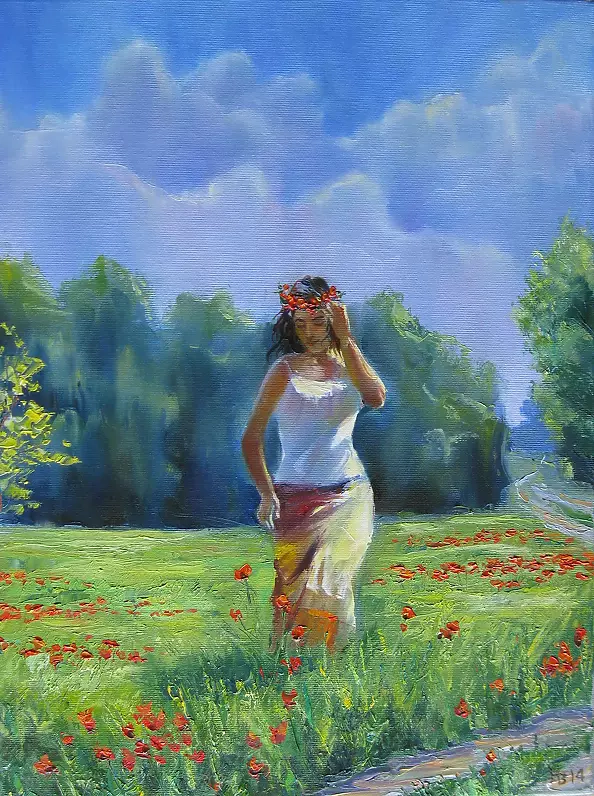 Nikolay Vedmid - Kwitnące maki