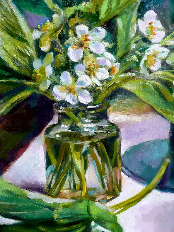 Barbara Gulbinowicz - Blooming wild strawberries