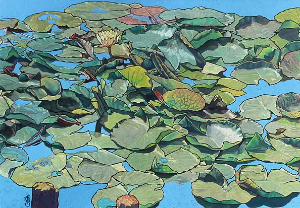 Grzegorz Mioduszewski - Blooming water lily