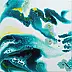 Joanna Bilska, LAGUNE, La peinture acrylique - toile, 60 x 60
