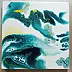 Joanna Bilska, LAGUNE, La peinture acrylique - toile, 60 x 60