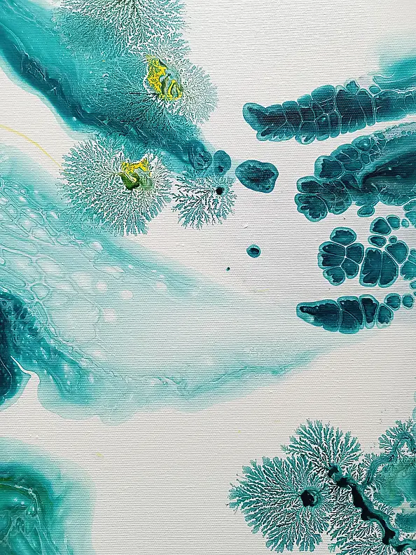 Joanna Bilska, LAGUNE, La peinture acrylique - toile, 60 x 60