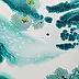 Joanna Bilska, LAGUNE, La peinture acrylique - toile, 60 x 60