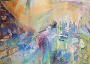 Anna Borcz, PRATO, Quadro a olio - tela, 110 x 80