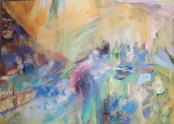 Anna Borcz, PRATO, Quadro a olio - tela, 110 x 80
