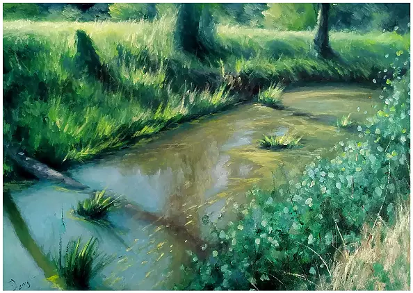 Hubert Jabłoński - SUMMER ABOVE THE RIVER