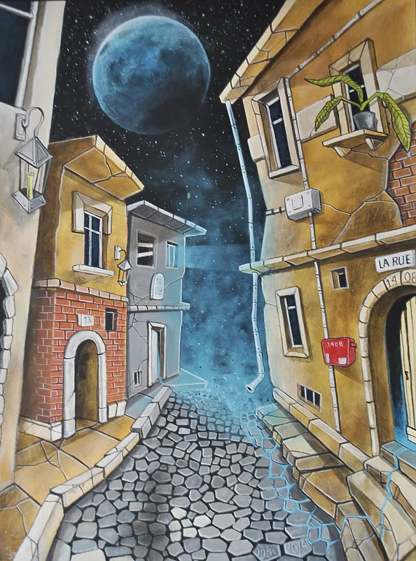 Dariusz Franciszek Różyc - ''LA RUE 1408'' cykl ''Nie tak odległe..''