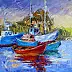 Dorota Łaz - BOATS IN PORT