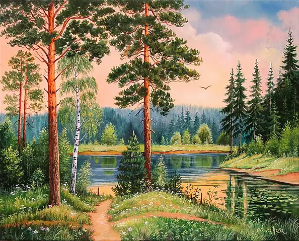 Czesław Szwajkosz - LEŚNA IMPRESJA