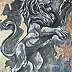 Alicja Walczak, LEONE - POTENZA, Altre, Dipinto acrilico - tela, 80 x 120