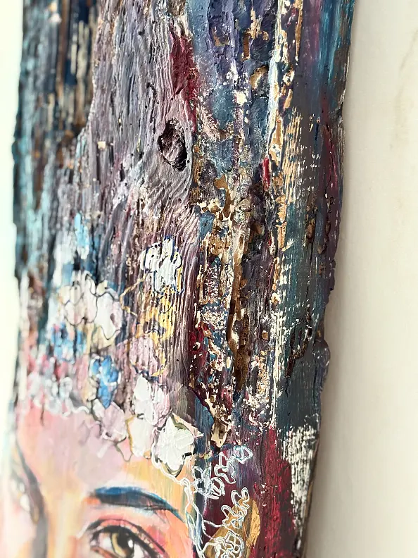 Sylwia Kalinowska - LILA - OBRAZ NA DESCE