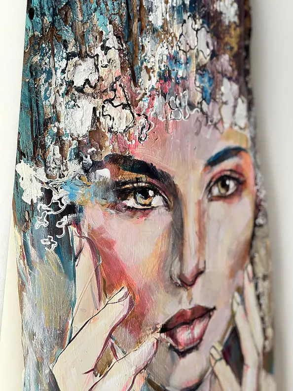 Sylwia Kalinowska - LILA - OBRAZ NA DESCE