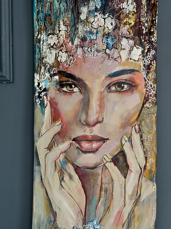 Sylwia Kalinowska - LILA - OBRAZ NA DESCE