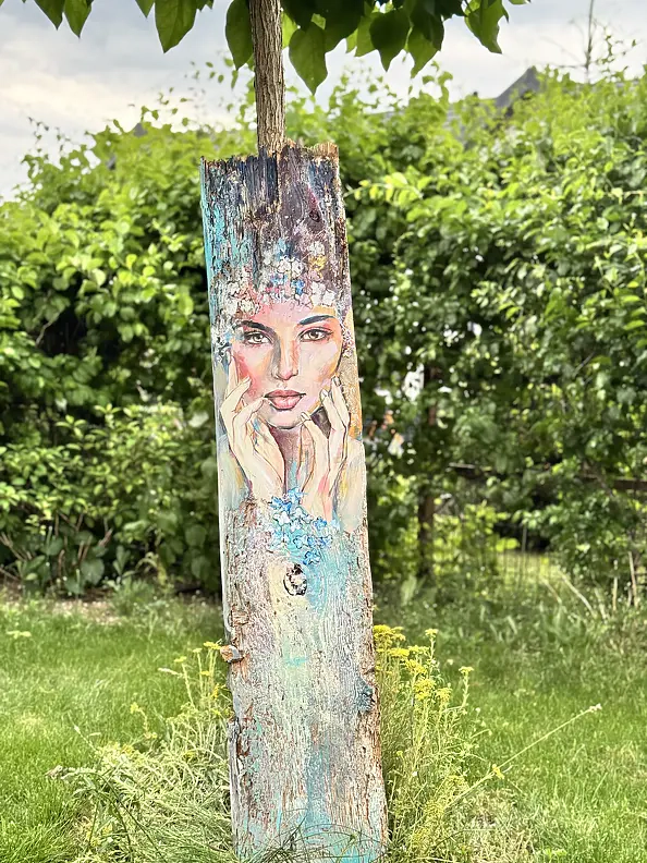 Sylwia Kalinowska - LILA - OBRAZ NA DESCE