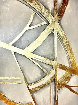 Alicja Walczak, LINEE DI VITA, Altro, Dipinto acrilico - tela, 100 x 150