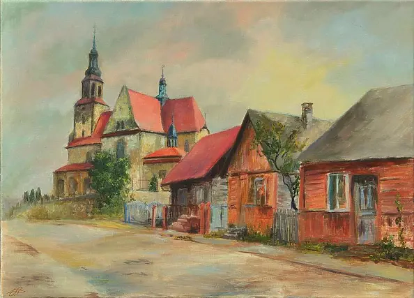 Piotr Pawelczyk - ŁOPUSZNO Kościół od ul.włoszczowskiej