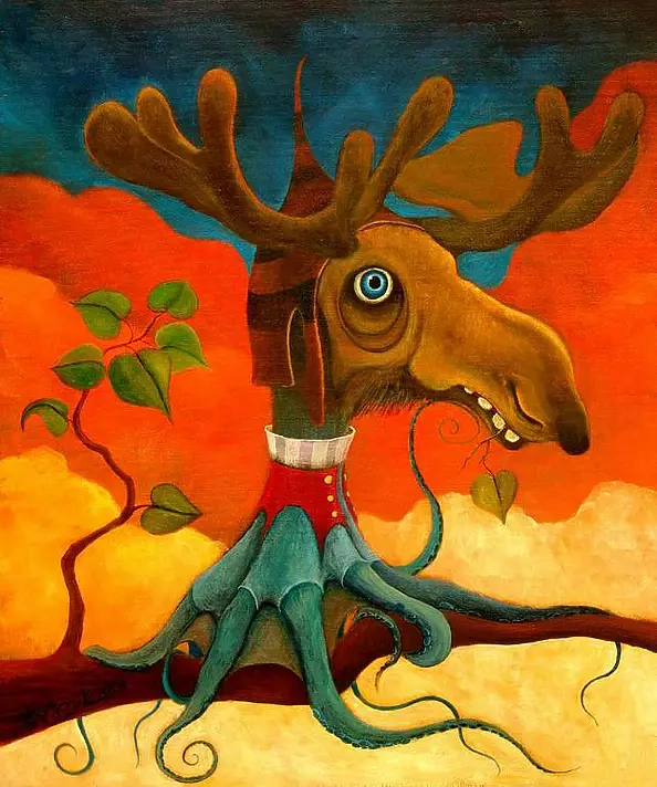 Tomasz Pietrzyk - ŁOŚMIORNICA OR IN A TREE meaning of life meaningless ROZMYŚLIWANIA