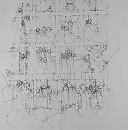 Pawel Nowakowski, ЛОС-HUMAN, Інші - картон/цупкий картон, 70 x 100