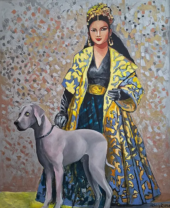 Renata Kulig Radziszewska, LUXURY, Oil painting - canvas, 81 x 100