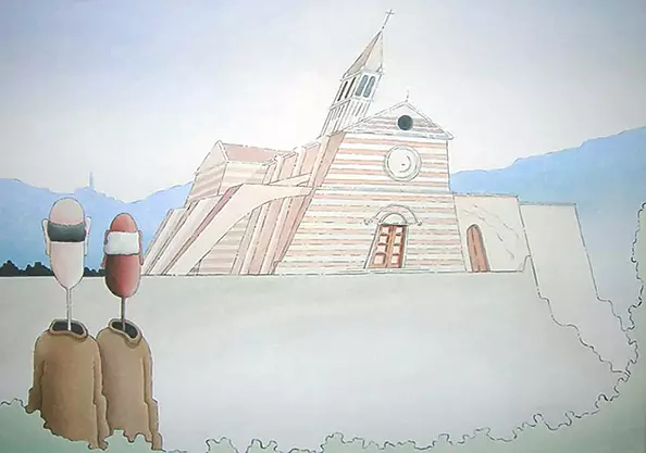 Giancarlo Scarsi - La Basilica di Santa Chiara (Asyż) 