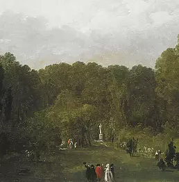 Hubert Robert - La Promenade Galante