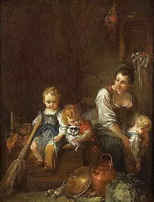 François Boucher - La belle Villageoise