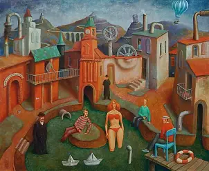 Wiktor Najbor - La bibliothèque municipale