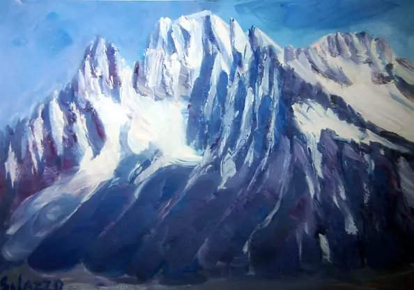 Mario Solazzo - La catena del Monte Bianco