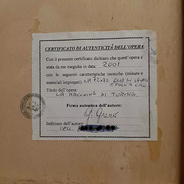 Giovanni Greco - La macchina di Turing