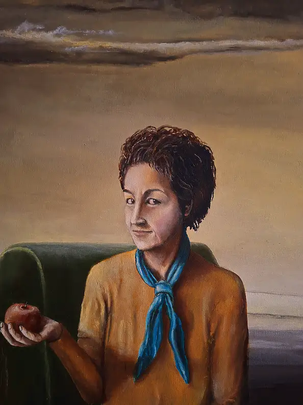 Giovanni Greco, the perversion of dualism, Oil painting, Acrylic painting - canvas, 80 x 80