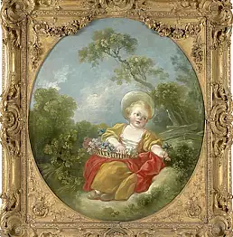 Jean Honoré Fragonard - La petite jardiniere