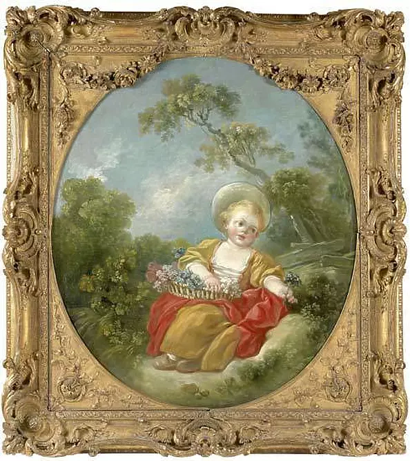 Jean Honoré Fragonard - La petite jardiniere
