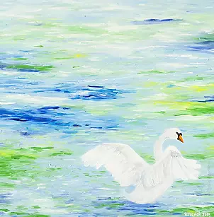   - Swan on the lake