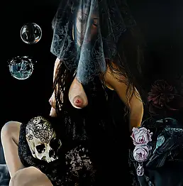Marta Piórko, Lacrimosa, Масляная картина - холст, 80 x 100