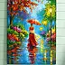 Olha Darchuk, Lady in Red, Obraz olejny - płótno, 60 x 80