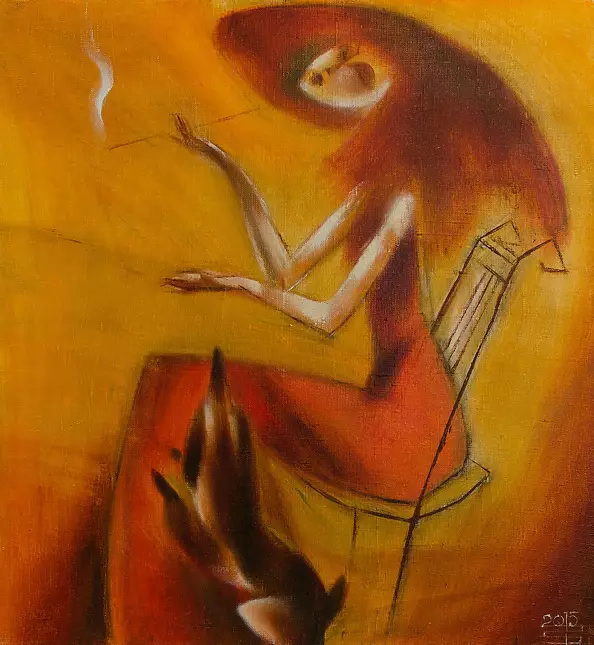 Simakov Vladimir - Lady with a dog