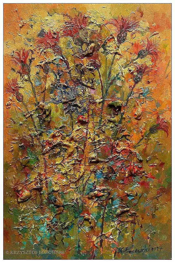 Krzysztof Łozowski - Meadow. Thistles