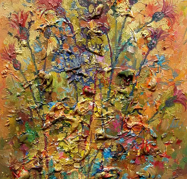 Krzysztof Łozowski - Meadow. Thistles