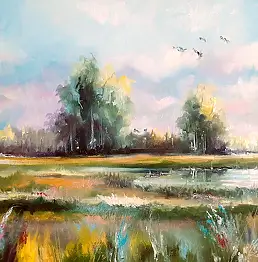 Krzysztof Kłosowicz, "Prato XIII", Quadro a olio - tela, 50 x 40