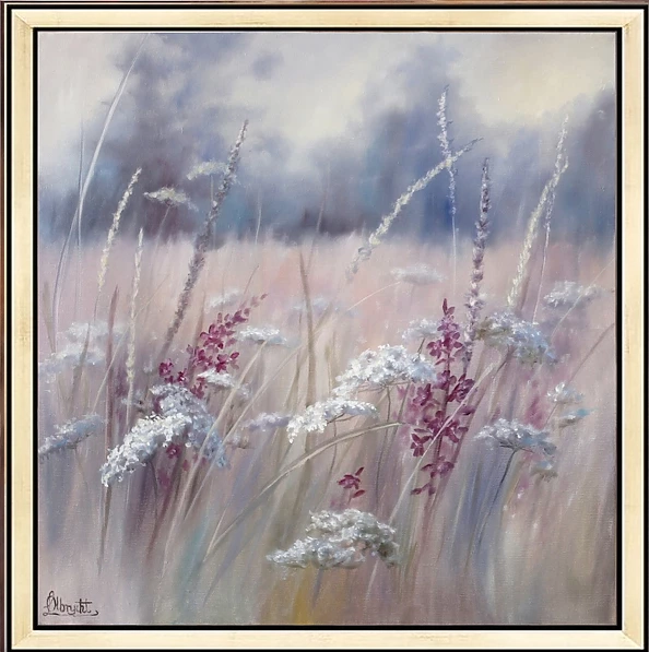 Lidia Olbrycht - Meadow oil diptych