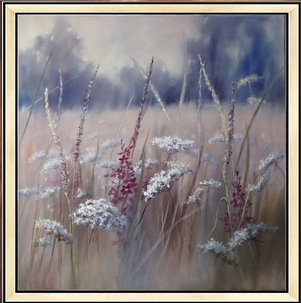 Lidia Olbrycht - Meadow oil diptych