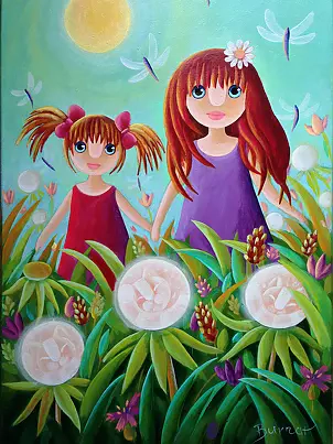 Wiesława Burnat - Meadow of my childhood