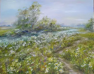   - Meadow on the river