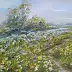 Maria Roszkowska - Meadow on the river