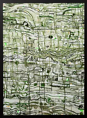 Stanisław Młodożeniec, Łąka obłąkanych Nut, Obraz olejny - płótno, 80 x 110