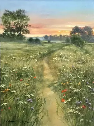   - Meadow, morning mists