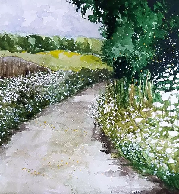 Adriana Laube - "Łąka tuż przed burzą"