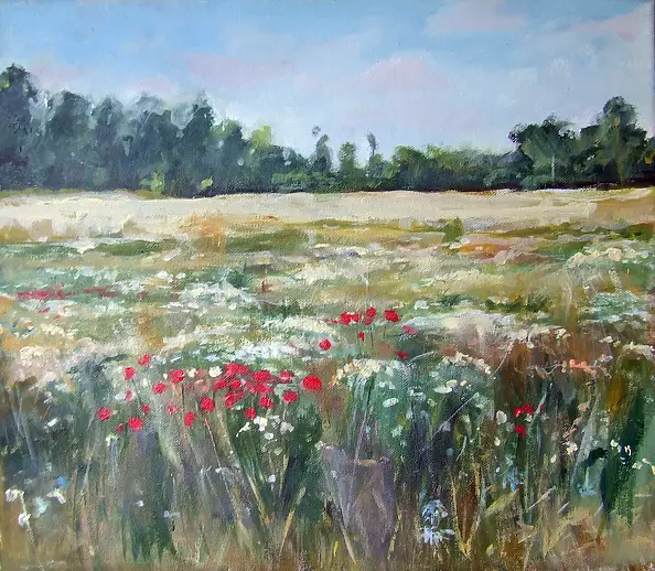 Zbigniew Starczewski - Łąka z makami
