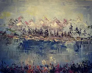   - Lake in the mountains