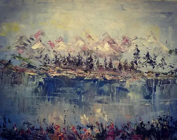Anna Bukhal - Lake in the mountains